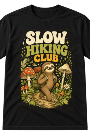 Slow Hiking Club Sloth Tshirt