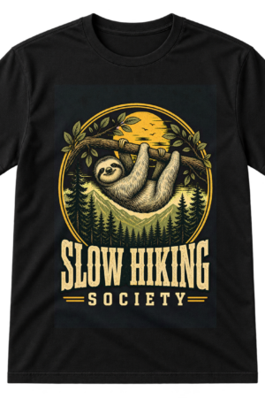 Slow Hiking Society Sloth 2 Tshirt