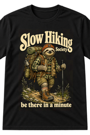 Slow Hiking Society Sloth 3 Tshirt