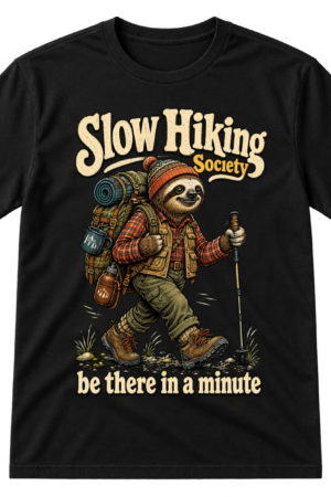 Slow Hiking Society Sloth Tshirt