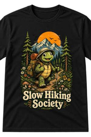 Slow Hiking Society Turtle Tshirt