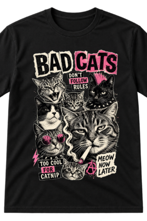 Smoking Cat Collage Tshirt