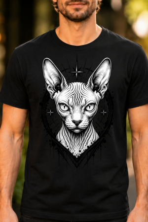 Sphynx Cat Portrait Tshirt