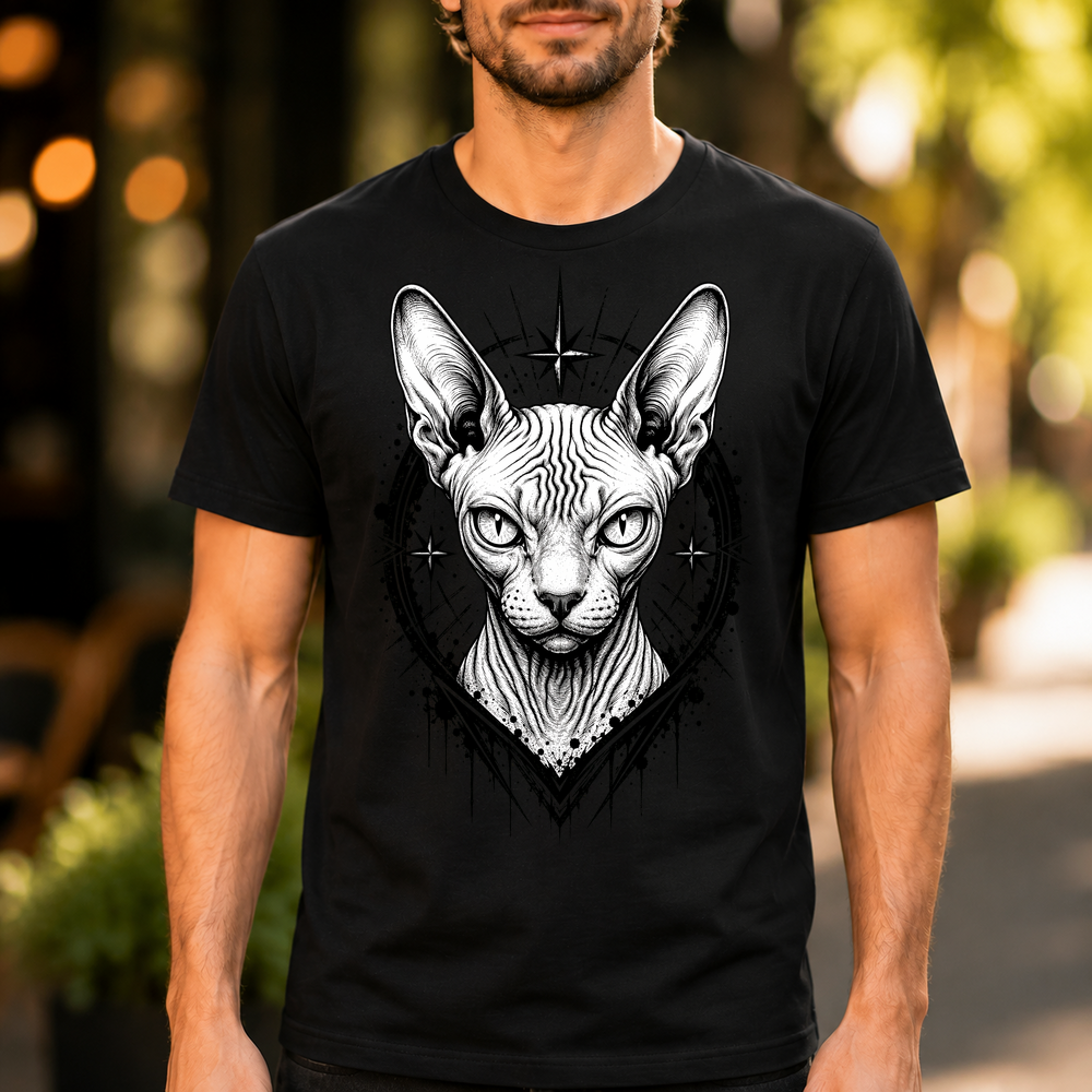 Sphynx Cat Portrait Tshirt