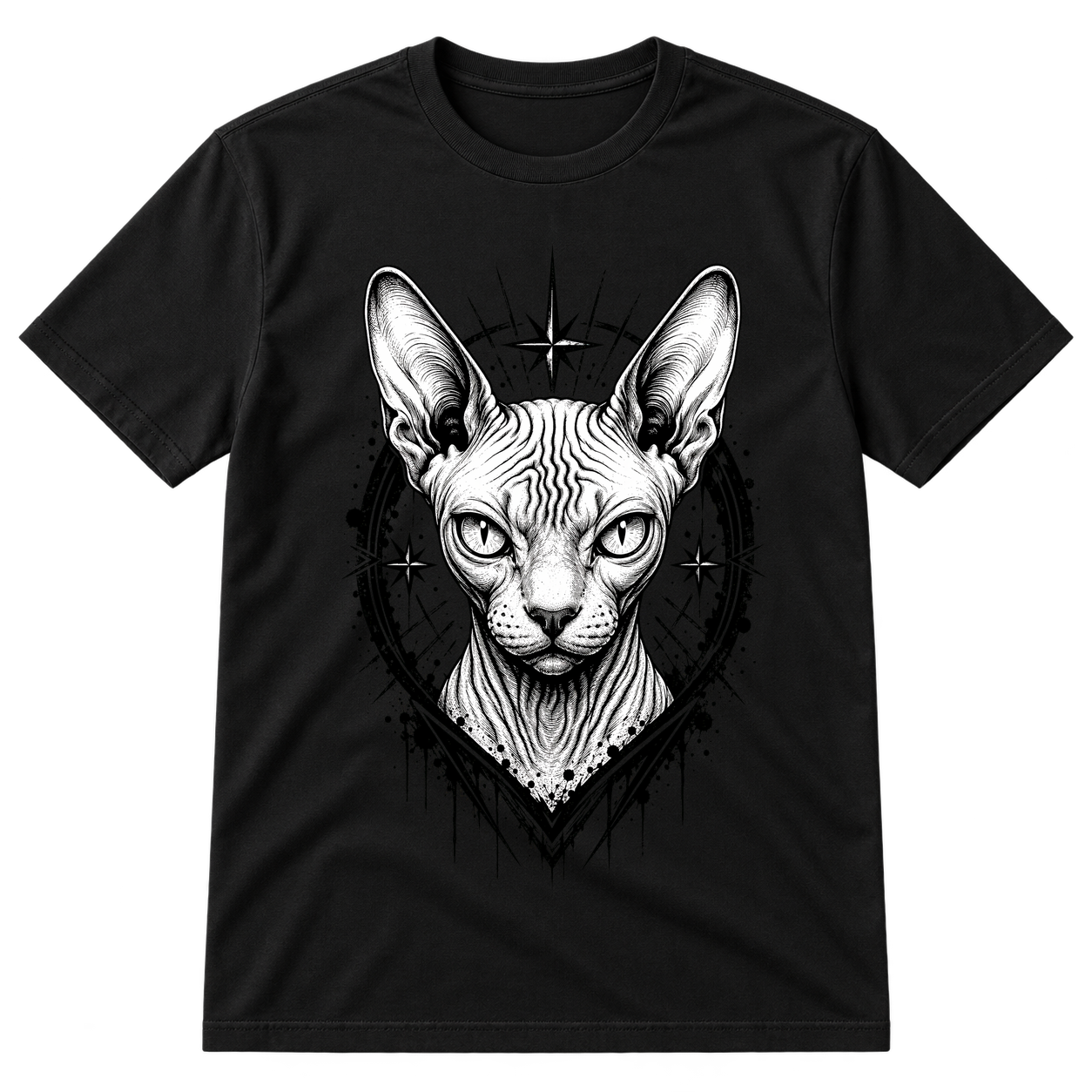 Sphynx Cat Portrait Tshirt