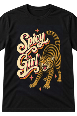 Spicy Girl Hissing Cat Tshirt