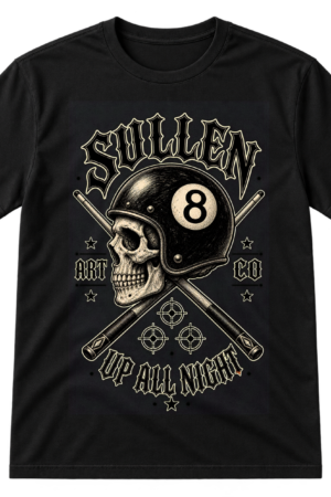 Sullen 8 Ball Skull Billiards Tshirt