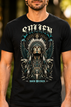 Sullen Art Co Native Warrior Wings Tshirt