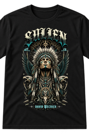 Sullen Art Co Native Warrior Wings Tshirt