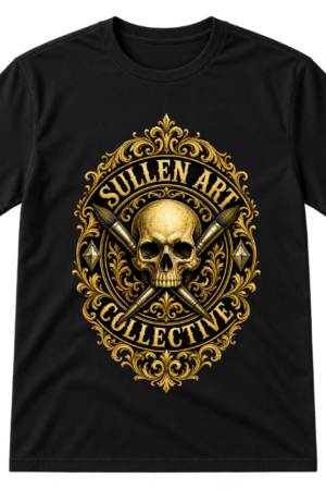 Sullen Art Collective Ornate Skull Emblem Tshirt