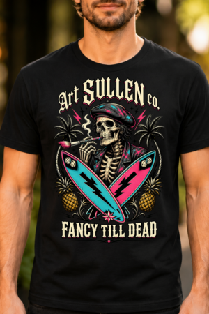 Sullen Art Reaper Paintbrush Skull Tshirt
