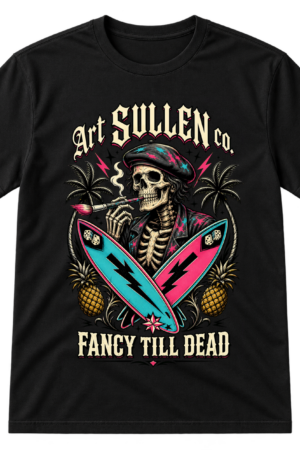 Sullen Art Reaper Paintbrush Skull Tshirt