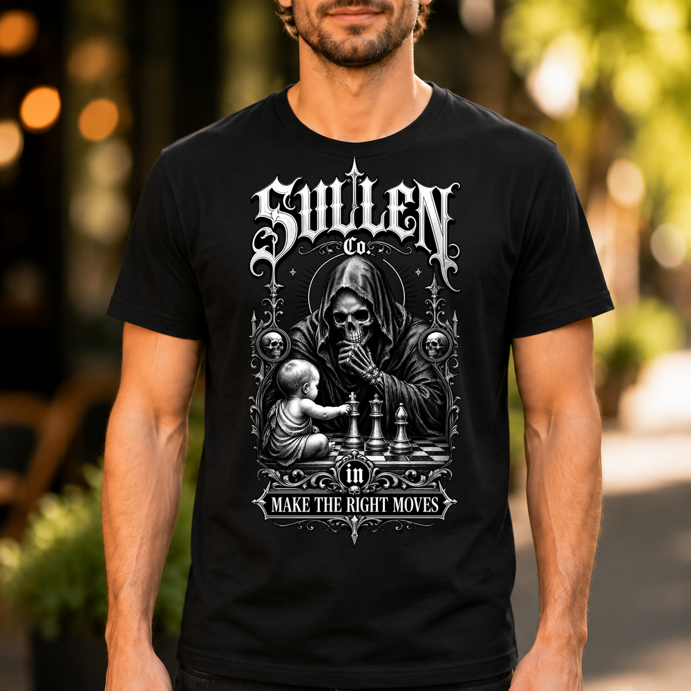Sullen Chess Reaper Design Tshirt