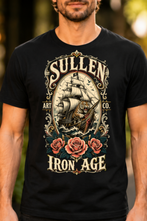 Sullen Iron Age Tattoo Ship Tshirt