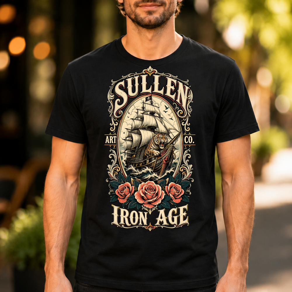Sullen Iron Age Tattoo Ship Tshirt