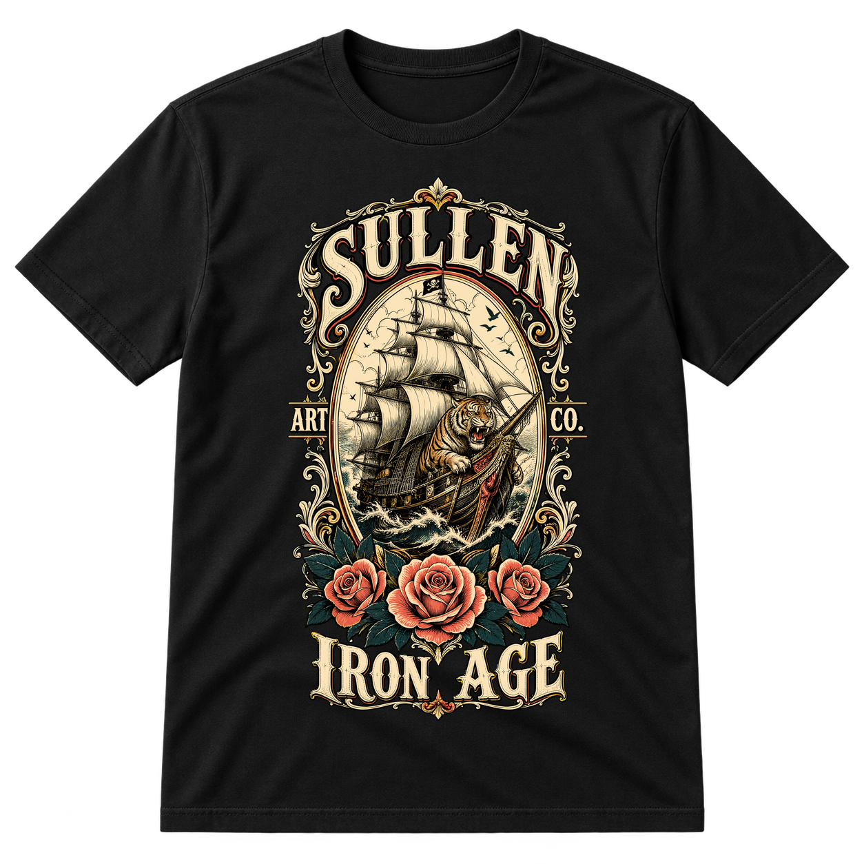 Sullen Iron Age Tattoo Ship Tshirt