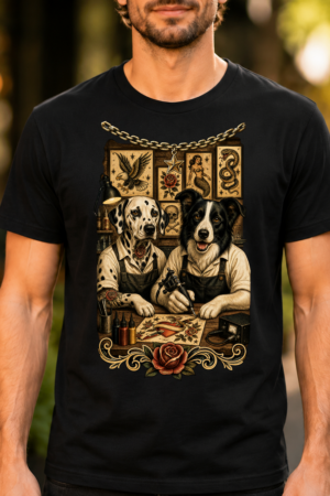 Tattoo Artist Dogs Tshirt