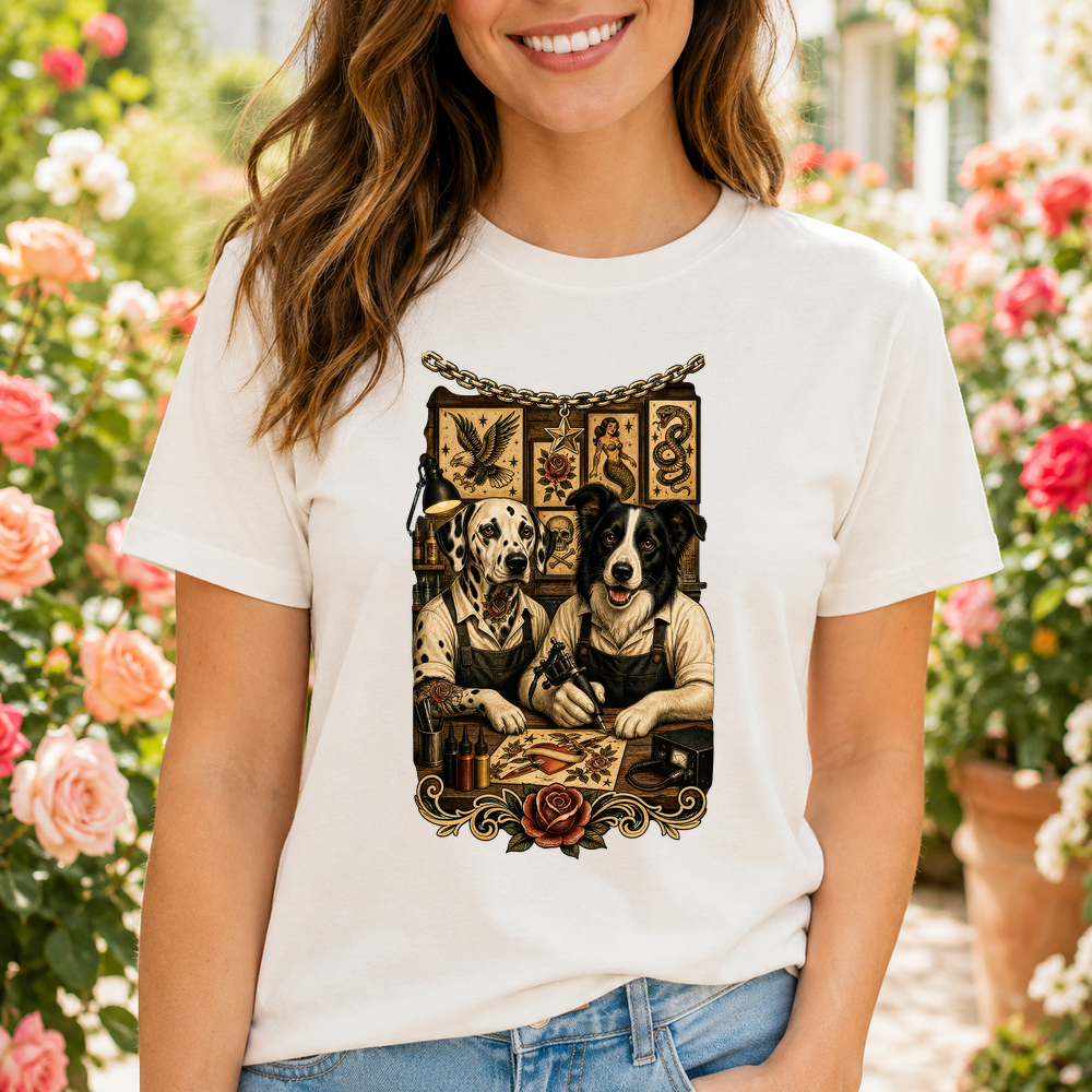 Tattoo Artist Dogs Tshirt