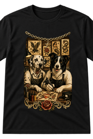 Tattoo Artist Dogs Tshirt