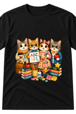 Teacher Cats Classroom Tshirt