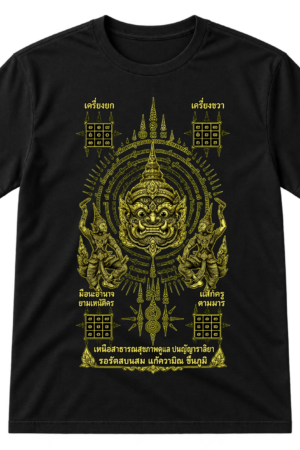 Thai Yantra Protective Amulet Design Tshirt