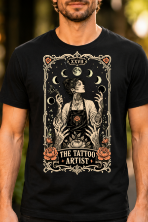 The Tattoo Artist Tarot Card Tshirt