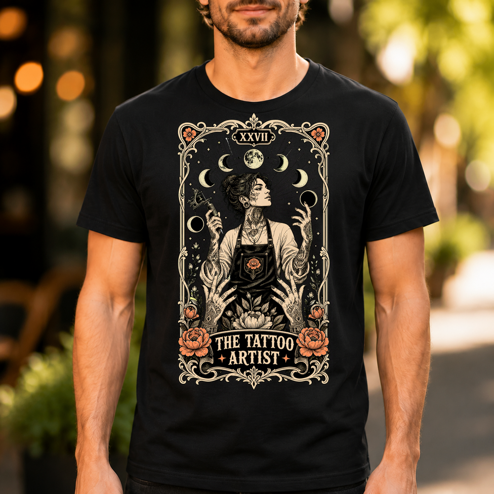 The Tattoo Artist Tarot Card Tshirt