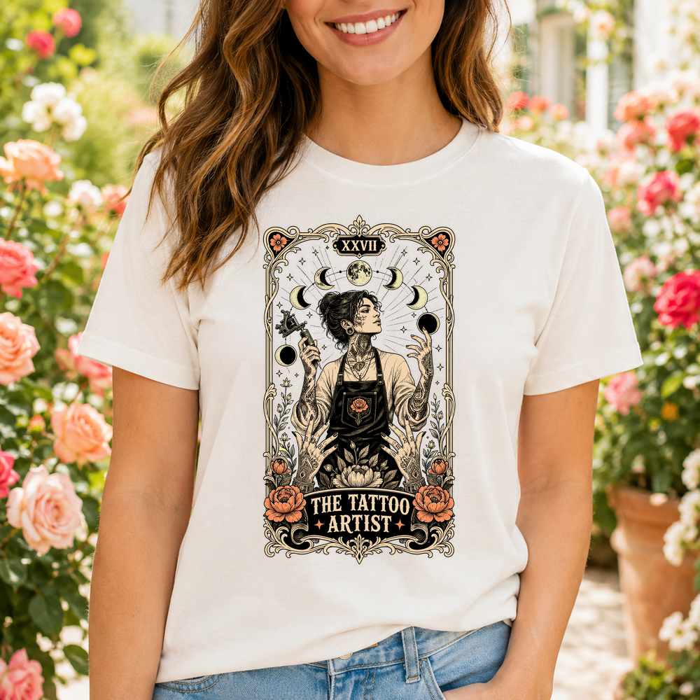 The Tattoo Artist Tarot Card Tshirt