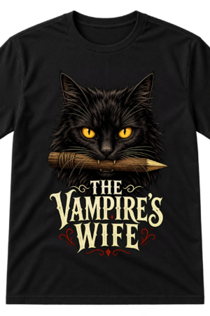 Vampires Wife Black Cat Tshirt