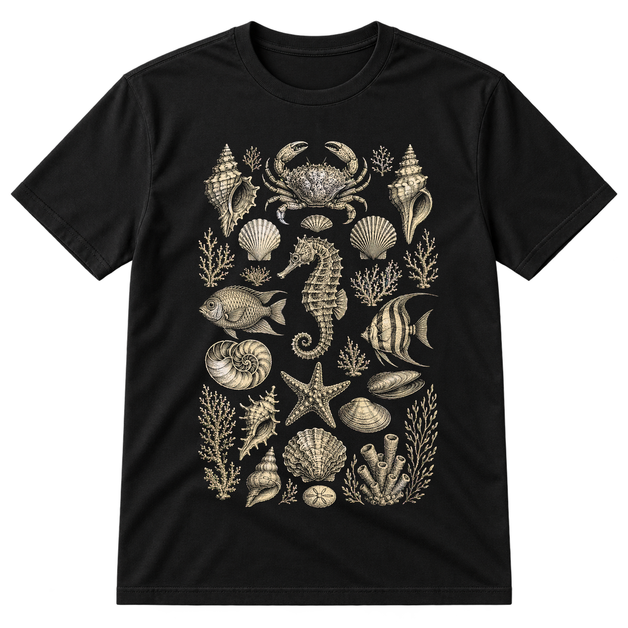 Vintage Ocean Life Collection Tshirt
