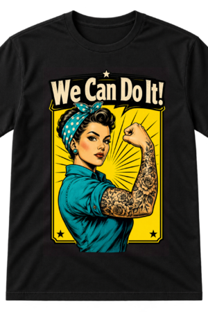 We Can Do It Rosie Riveter Tattoo Tshirt