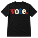 Large minimalist serif text reading “vote.”