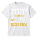 Hebrew Yahweh lettering above a bold Numbers 6:27 Bible verse about blessing the children of Israel.